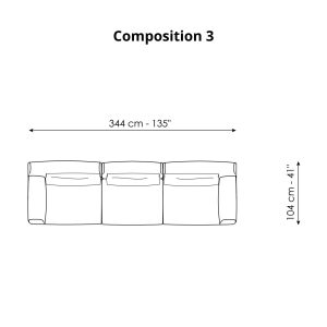 Composition 3: 344x104x84cm